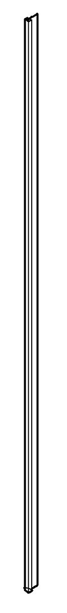 Hüppe Náhradný tesniaci profil, pevný segment 042624.034