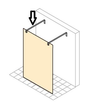 EBS Trend Priečna tyč 120 cm, strieborná