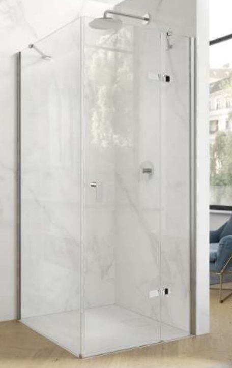 Hüppe Astra Kyvné dvere pravé, 120 cm, strieborný profil/čierne sklo PX0105.069.322