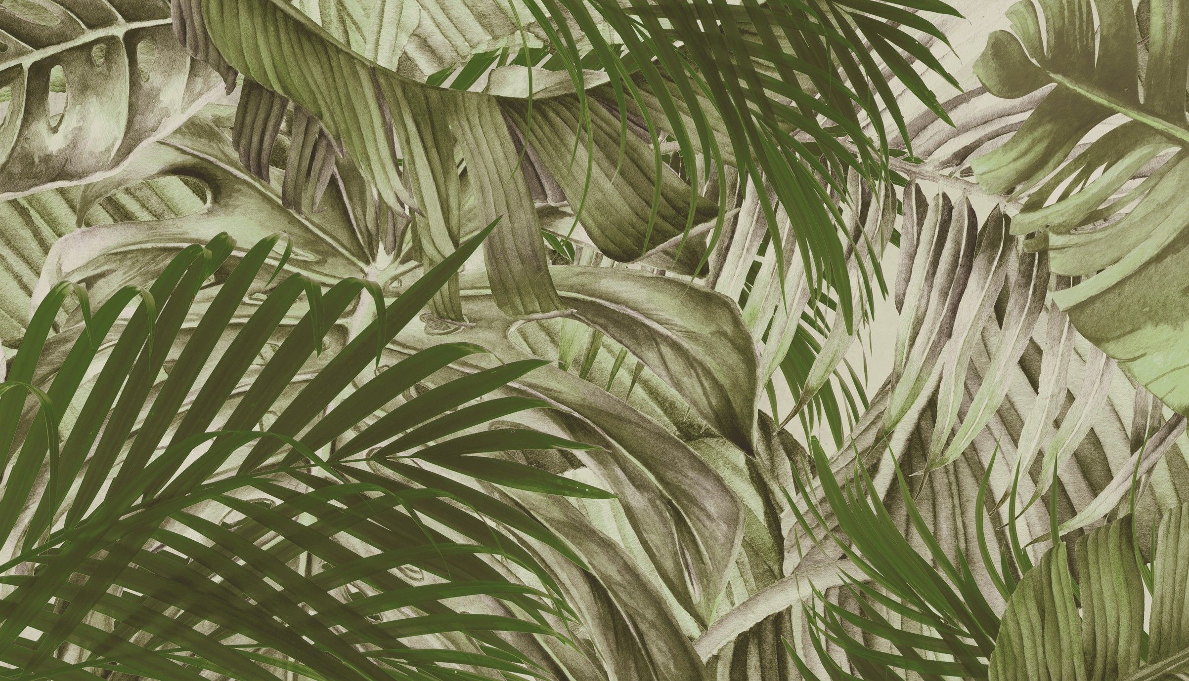EBS Trend Collection dekor 30x60 vegetal trend green matt
