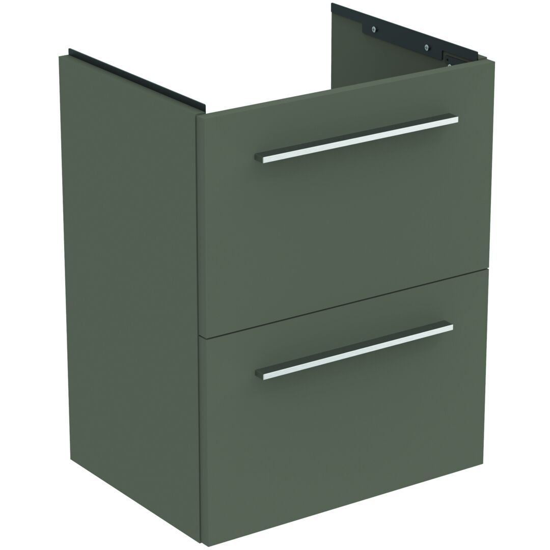 Ideal Standard i.Life S Skrinka pod umývadlo 50 cm, 2 zásuvky, sivý matný kremeň T5291NG