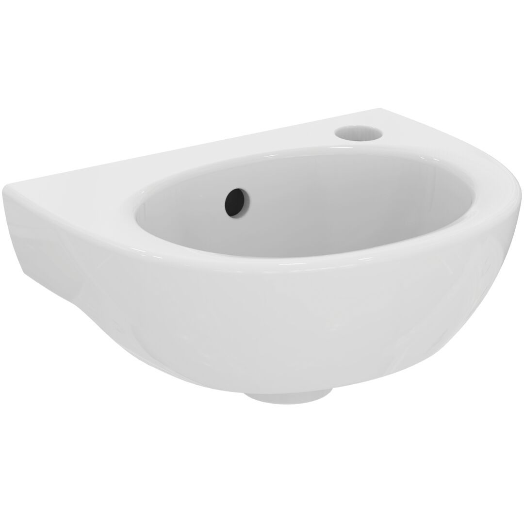 Ideal Standard Eurovit Simplicity Umývadlo 35 cm s otvorom vpravo, biele E871601