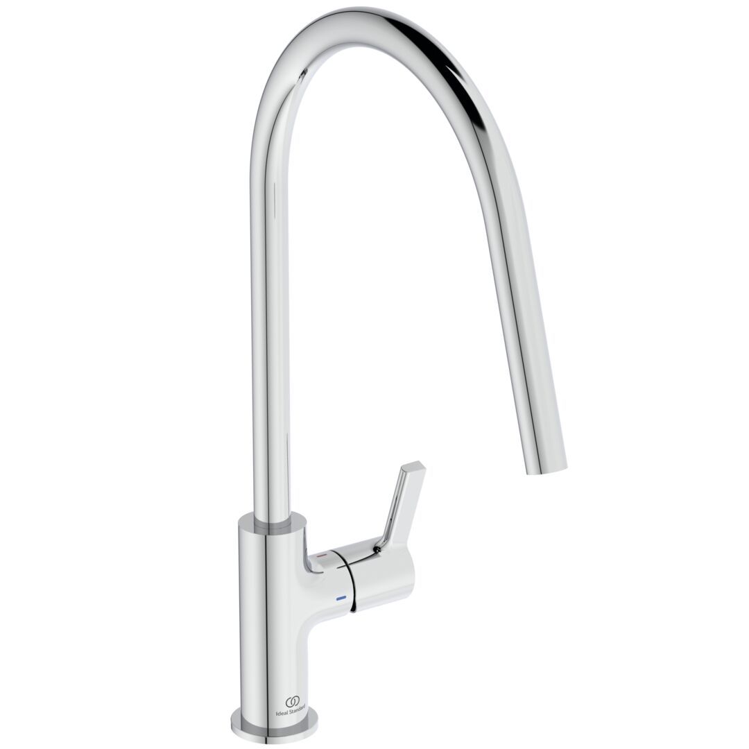 Ideal Standard Gusto Nízkotlaková drezová batéria s reguláciou prietoku, chróm BD409AA