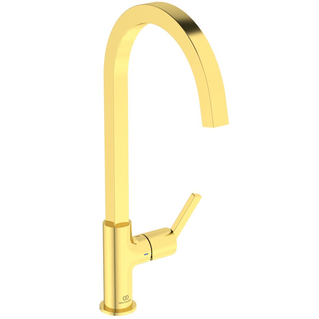 Ideal Standard Gusto Drezová batéria s reguláciou prietoku, brúsené zlato BD411A2