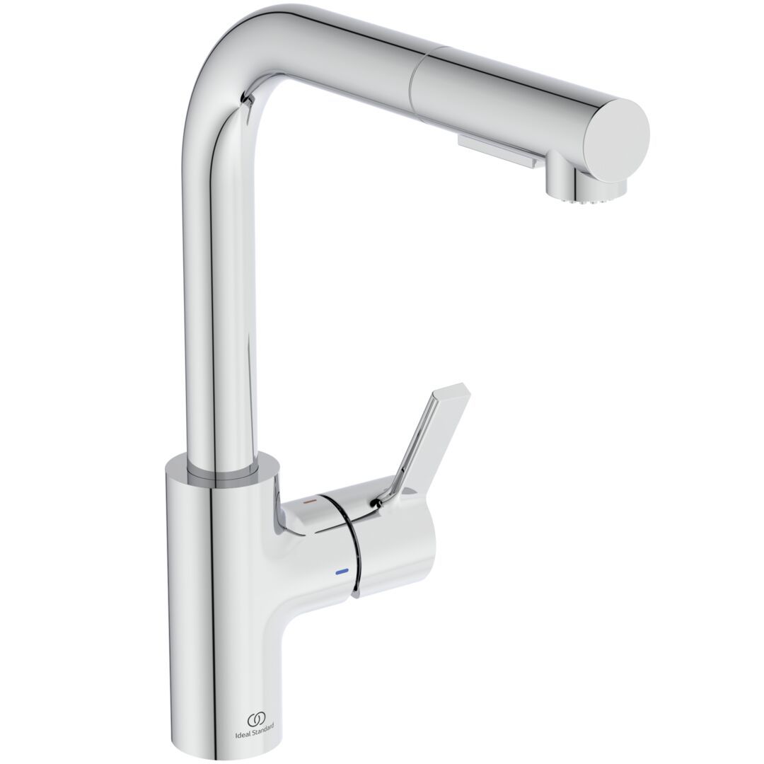 Ideal Standard Gusto Otočná umývadlová batéria s výsuvnou sprchou - 2 polohy, chróm BD420AA