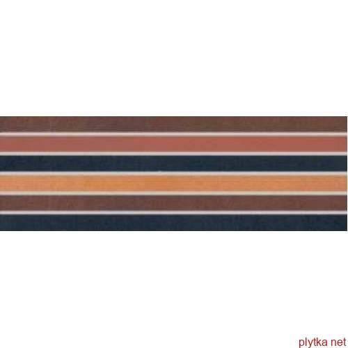 Rako Savana DDPL6217 bordura 11x33 vícebarevná tmavá