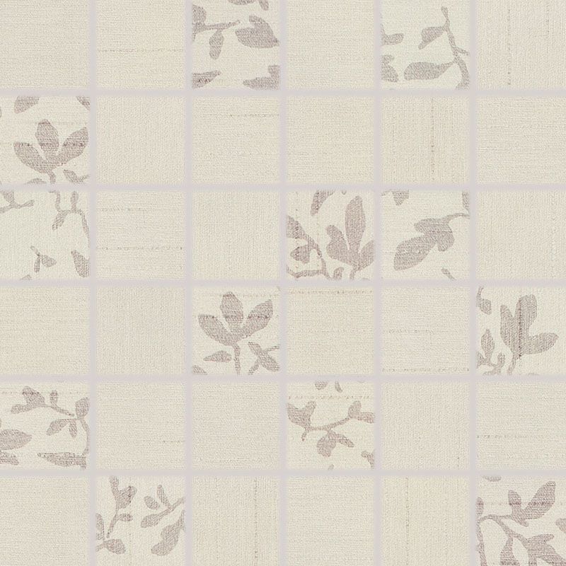Rako Textil WDM05101 mozaika 4,7x4,7 slonová kosť mix