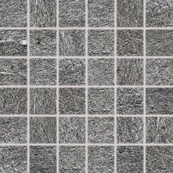 Rako Quarzit DDM06738 mozaika 30x30 tmavosivá