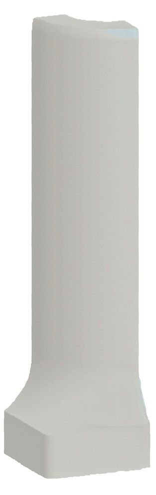 Rako Taurus Color TSERH003 podstavec s výklenkom - vonkajší roh 2,3x8 svetlosivý