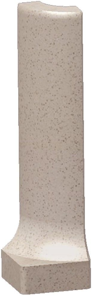 Rako Taurus Granite TSERH068 podstavec s výklenkom - vonkajší roh 2,3x8 hnedosivý