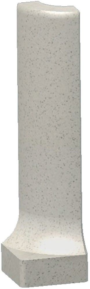 Rako Taurus Granite TSERH078 podstavec so záhlbinou - vonkajší roh 2,3x8 svetlosivý