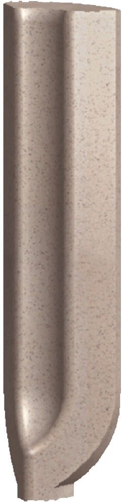 Rako Taurus Granite TSIRH068 podstavec s výklenkom - vnútorný roh 2,3x8 hnedosivý