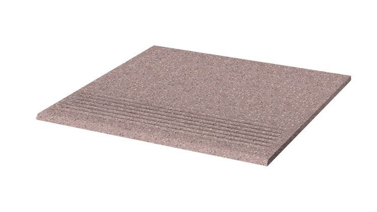Rako Taurus Granite TCA34068 schodisko 29,8x29,8 hnedosivá 8 mm ABS