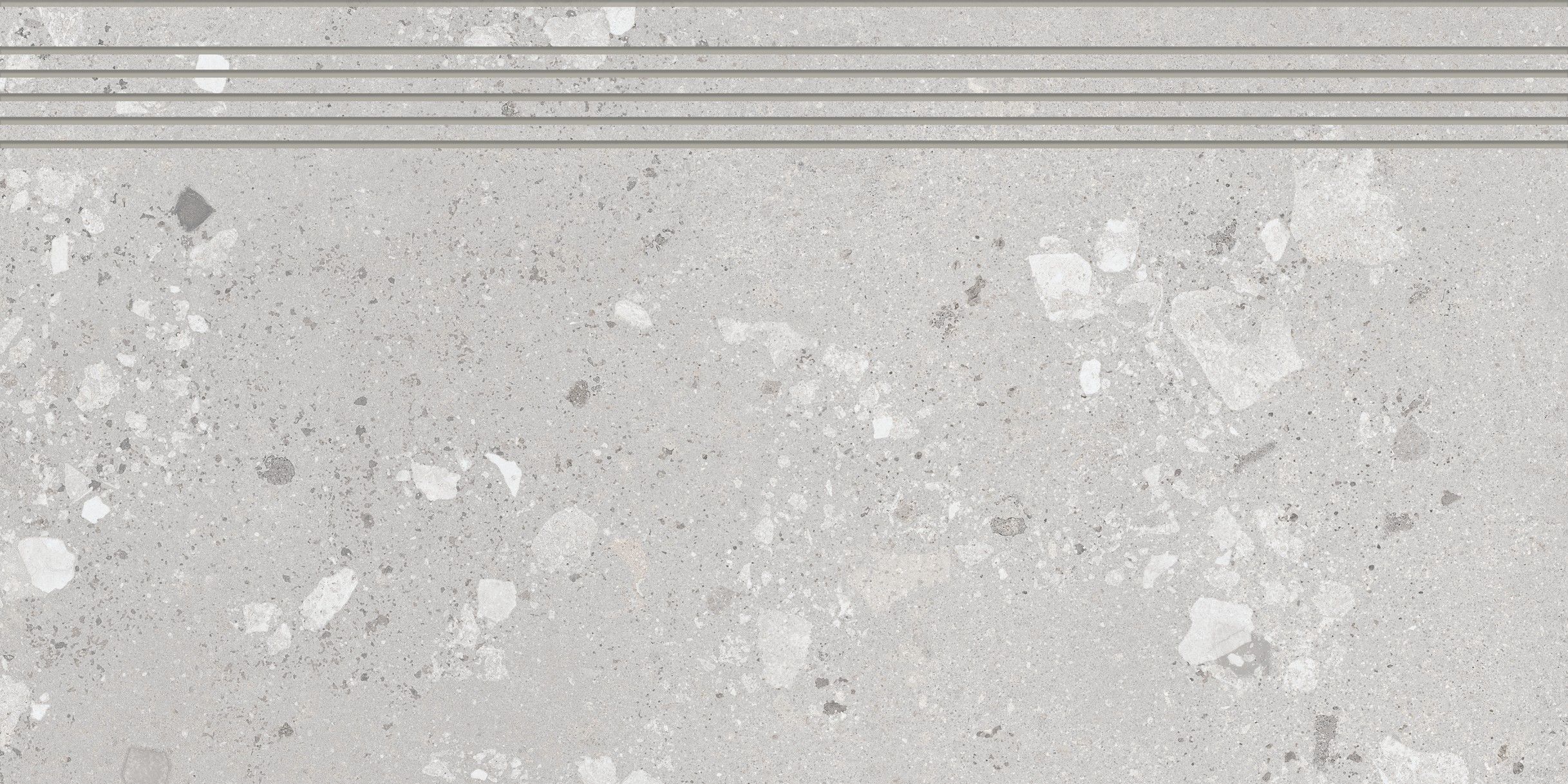 Rako Castone DCP84856 schodisko 40x80 cementovo sivé obdĺžnikové.