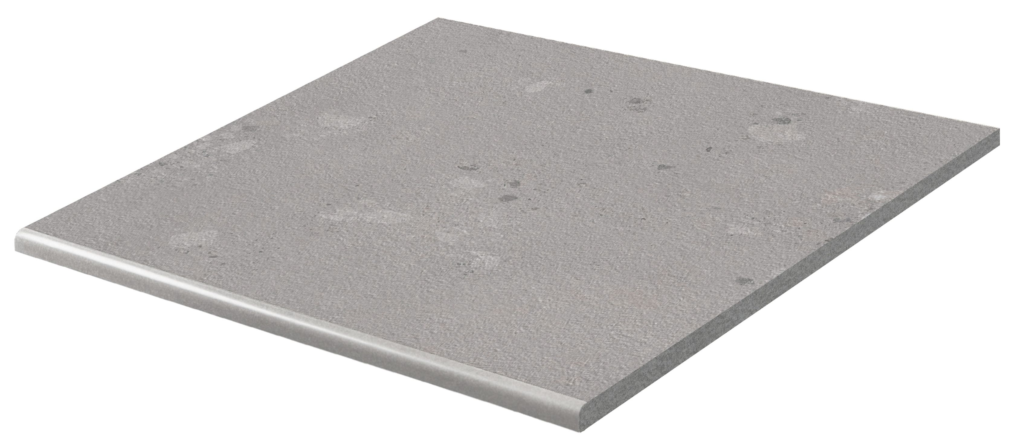 Rako Castone Outdoor DCH66857 schodisko s reliéfom 60x60 jaseň tmavosivá 2 cm