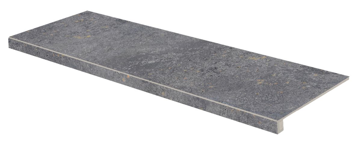 Rako Shade DCFVD889 schodová tvarovka 30x120 slag tmavě šedá rekt.