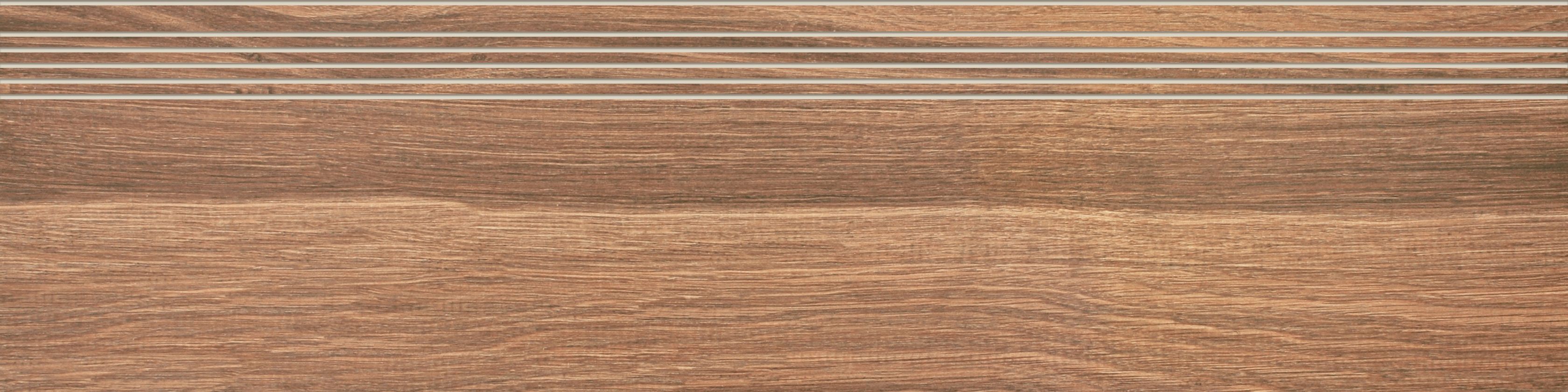Rako Board DCPVD143 schodovka 30 x 120 hnědá  rektifikovaná 9mm