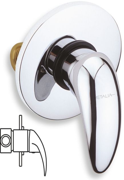 Novaservis Metalia 55 Sprchová batéria, so skrytým telesom 55050,0