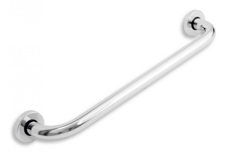 Novaservis Zábradlie rovné 40 cm, s krytkami, leštená nehrdzavejúca oceľ R6640,44
