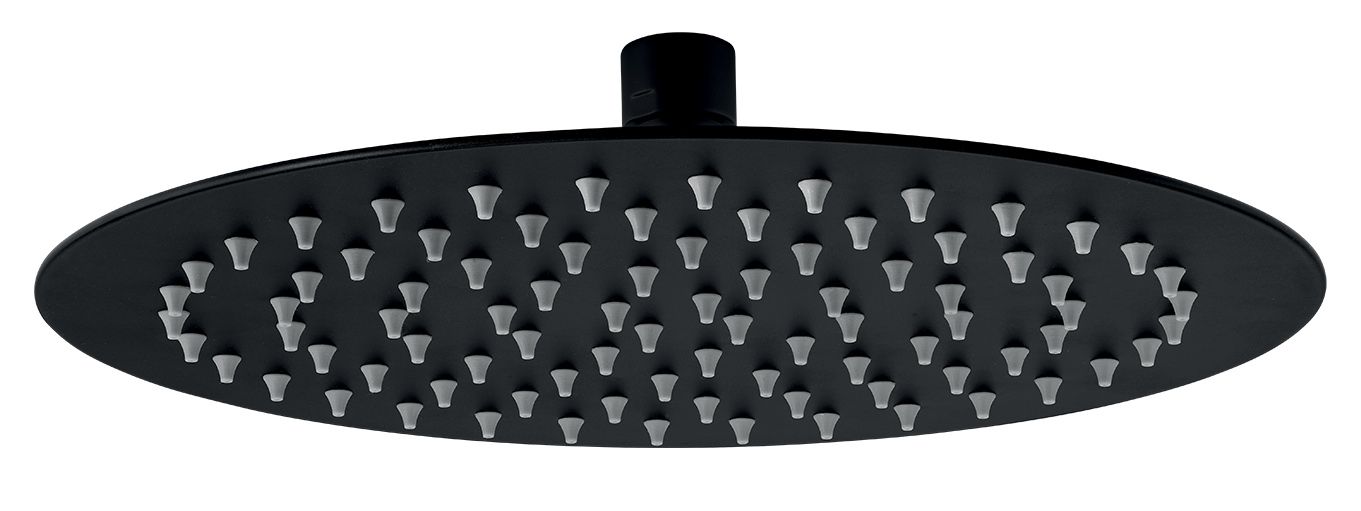Novaservis Pevná sprcha, priemer 25 cm, čierna RUP/250,5