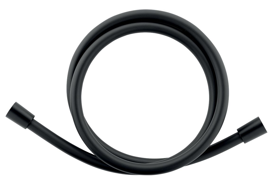 Novaservis Sprchová hadica plastová, 150 cm, čierna NOVAFLEX/150,5