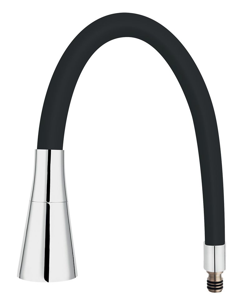 Novaservis Elastické rameno pre batériu, čierno-chrómové RAM70720,0C