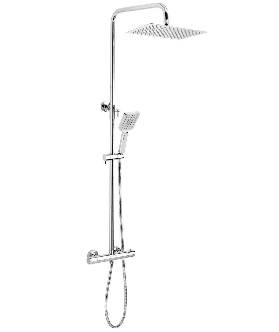 Novaservis Metalia 54 Sprchový systém s termostatickou batériou, chróm SET034/TER,0