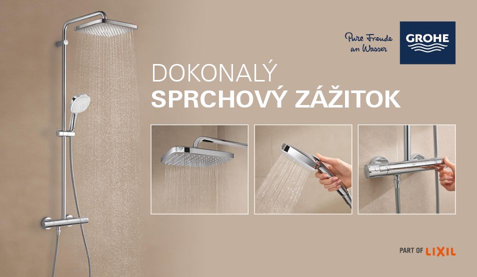 Objavte sprchy Grohe
