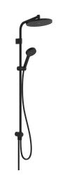 Hansgrohe Activera S Sprchový systém bez batérie, EcoSmart, matná čierna 28074670