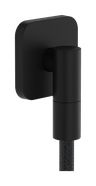 Hansgrohe FixFit Fine Q Podomietkový vývod hadice, čierna matná 28884670