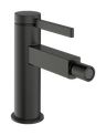 Hansgrohe Finoris Bidetová batéria s výpusťou click-clack, kartáčovaný čierny chróm 76200340