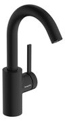 Hansgrohe Zesis S Umyvadlová baterie s otočným výtokem, CoolStart, s výpustí click-clack, černá mat 74742670