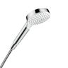 Hansgrohe Crometta Ručná sprcha 10 cm, 1 tryska, biely chróm 26331400