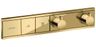 Hansgrohe RainSelect Termostatická batéria pre 2 vývody, leštené zlato 15380990