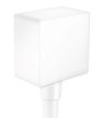 Hansgrohe FixFit hadicová spojka so spätným ventilom, biela matná 26455700