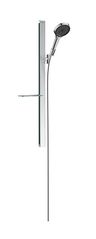 Hansgrohe Rainfinity Sprchový set 130 3jet s tyčou 90 cm a mydlovou poličkou chróm 27671000