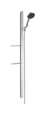 Hansgrohe Rainfinity Sprchový set 130 3jet EcoSmart 9 l/min. s tyčou 150 cm a poličkou na mydlo chróm 27674000
