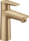 Hansgrohe Talis E Páková umývadlová batéria CoolStart s odtokovou súpravou s vyťahovacou rukoväťou, brúsený bronz, 71713140