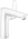 Hansgrohe Talis E Páková umývadlová batéria s odtokovou súpravou s vyťahovacou rukoväťou, matná biela, 71754700