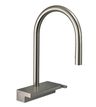 Hansgrohe Aquno Select M81 Drezová batéria s výsuvnou hlavicou 3jet, nehrdzavejúca oceľ 73837800