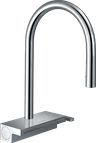 Hansgrohe Aquno Select M81 Drezová batéria s výsuvnou hlavicou 3jet, sBox, chróm 73831000