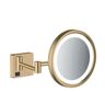 Hansgrohe Kozmetické zrkadlo AddStoris s osvetlením LED, brúsený bronz, 41790140
