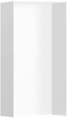 Hansgrohe XtraStoris Minimalistická zapustená polica 30x15x10 cm, biela 56070700