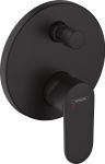 Hansgrohe Vaňová batéria Vernis Blend s prepínačom, matná čierna 71466670