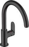 Hansgrohe Vernis Blend Drezová batéria s otočným ramienkom, matná čierna 71870670