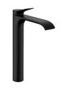 Hansgrohe Vivenis Vodovodná batéria pre umývadlo, s odtokom, čierna matná 75040670