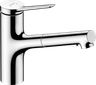 Hansgrohe Zesis M33 Dřezová baterie s vytažitelnou sprchou, EcoSmart, 2jet, chrom 74810000