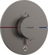 Hansgrohe SprchaSelect Comfort S Termostatická zmiešavacia batéria s prídavným vývodom, brúsený čierny chróm 15562340