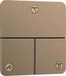 Hansgrohe Trojcestný splachovací ventil ShowerSelect Comfort Q, brúsený bronz 15587140