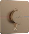 Hansgrohe SprchaSelect Comfort Q Termostatická batéria s prídavným vývodom, brúsený bronz 15589140